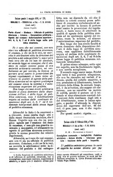 La Corte suprema di Roma raccolta periodica delle sentenze della Corte di cassazione di Roma