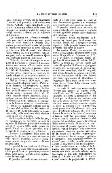 La Corte suprema di Roma raccolta periodica delle sentenze della Corte di cassazione di Roma