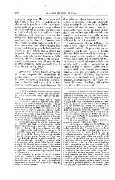 La Corte suprema di Roma raccolta periodica delle sentenze della Corte di cassazione di Roma