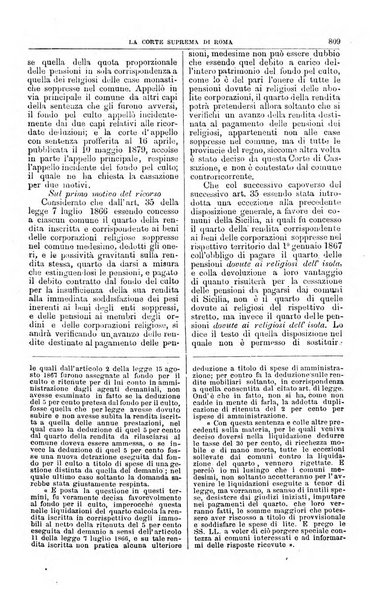 La Corte suprema di Roma raccolta periodica delle sentenze della Corte di cassazione di Roma