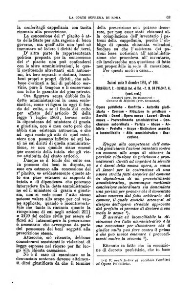 La Corte suprema di Roma raccolta periodica delle sentenze della Corte di cassazione di Roma