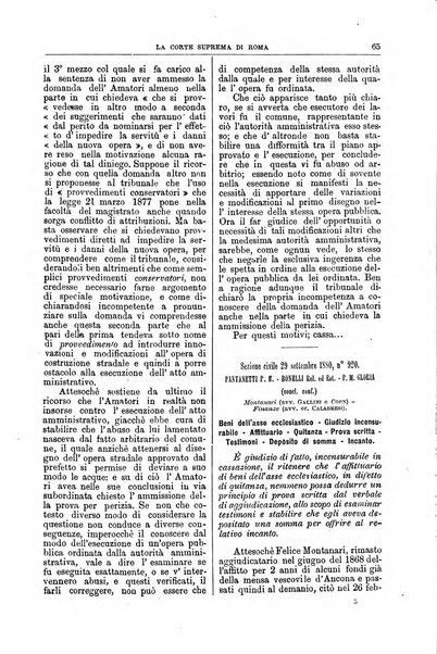 La Corte suprema di Roma raccolta periodica delle sentenze della Corte di cassazione di Roma