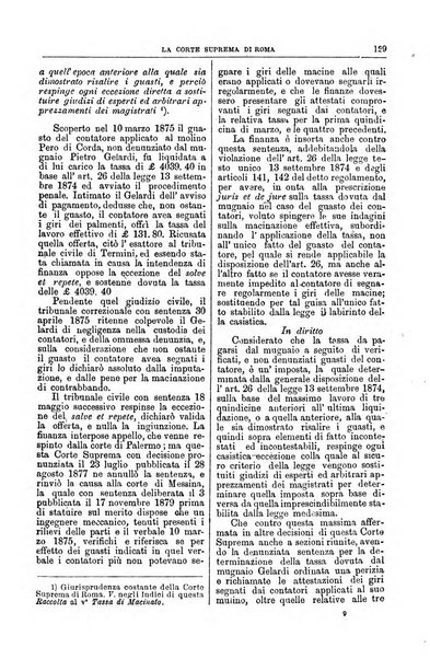 La Corte suprema di Roma raccolta periodica delle sentenze della Corte di cassazione di Roma