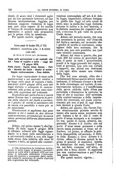 La Corte suprema di Roma raccolta periodica delle sentenze della Corte di cassazione di Roma