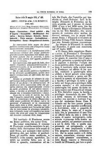 La Corte suprema di Roma raccolta periodica delle sentenze della Corte di cassazione di Roma