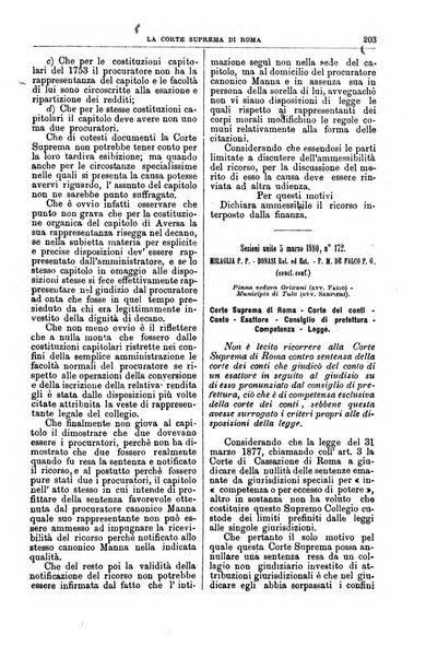 La Corte suprema di Roma raccolta periodica delle sentenze della Corte di cassazione di Roma