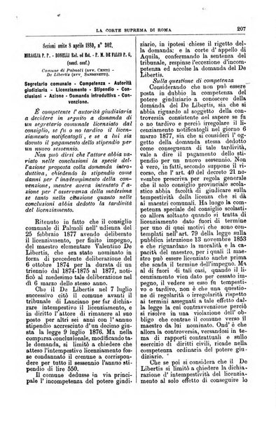 La Corte suprema di Roma raccolta periodica delle sentenze della Corte di cassazione di Roma