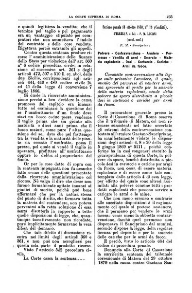 La Corte suprema di Roma raccolta periodica delle sentenze della Corte di cassazione di Roma