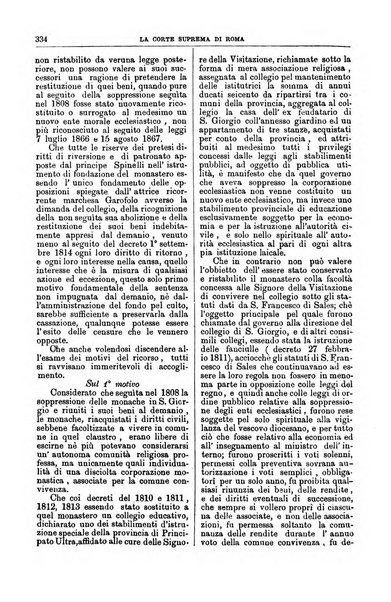 La Corte suprema di Roma raccolta periodica delle sentenze della Corte di cassazione di Roma