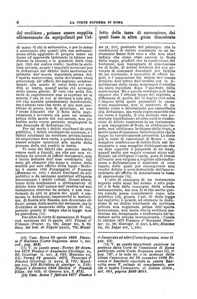 La Corte suprema di Roma raccolta periodica delle sentenze della Corte di cassazione di Roma