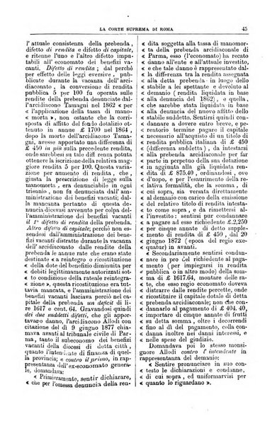 La Corte suprema di Roma raccolta periodica delle sentenze della Corte di cassazione di Roma