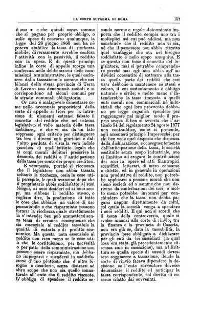 La Corte suprema di Roma raccolta periodica delle sentenze della Corte di cassazione di Roma