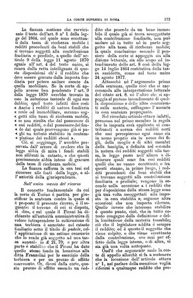 La Corte suprema di Roma raccolta periodica delle sentenze della Corte di cassazione di Roma