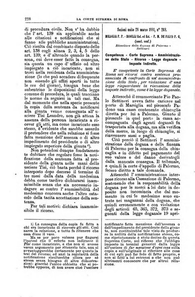 La Corte suprema di Roma raccolta periodica delle sentenze della Corte di cassazione di Roma