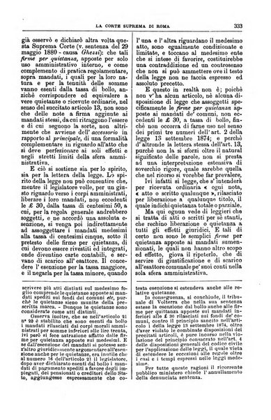 La Corte suprema di Roma raccolta periodica delle sentenze della Corte di cassazione di Roma