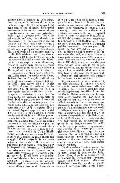 La Corte suprema di Roma raccolta periodica delle sentenze della Corte di cassazione di Roma