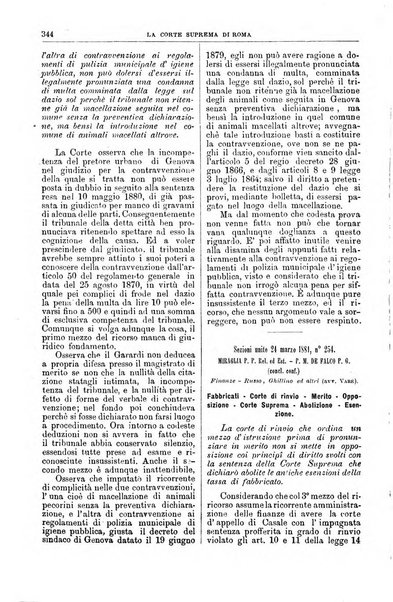 La Corte suprema di Roma raccolta periodica delle sentenze della Corte di cassazione di Roma