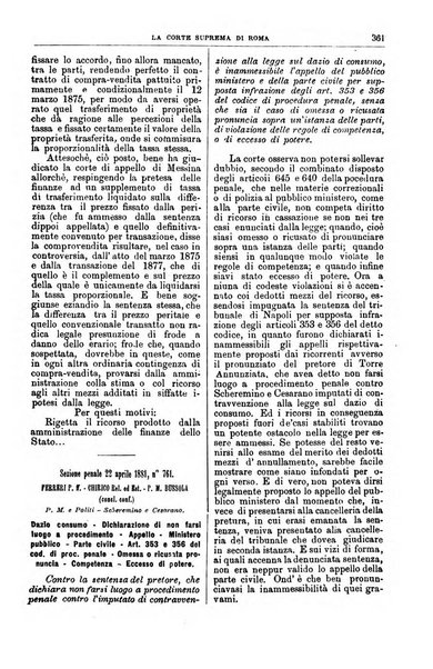 La Corte suprema di Roma raccolta periodica delle sentenze della Corte di cassazione di Roma