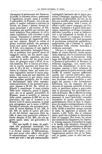 La Corte suprema di Roma raccolta periodica delle sentenze della Corte di cassazione di Roma