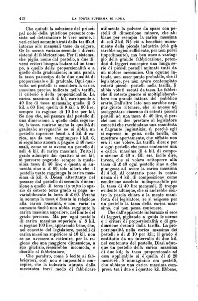 La Corte suprema di Roma raccolta periodica delle sentenze della Corte di cassazione di Roma