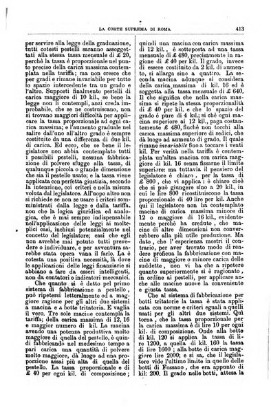 La Corte suprema di Roma raccolta periodica delle sentenze della Corte di cassazione di Roma