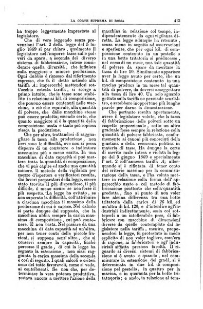 La Corte suprema di Roma raccolta periodica delle sentenze della Corte di cassazione di Roma