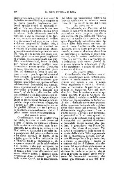 La Corte suprema di Roma raccolta periodica delle sentenze della Corte di cassazione di Roma