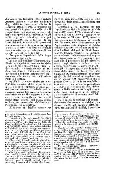 La Corte suprema di Roma raccolta periodica delle sentenze della Corte di cassazione di Roma