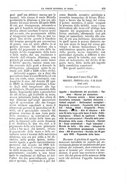 La Corte suprema di Roma raccolta periodica delle sentenze della Corte di cassazione di Roma