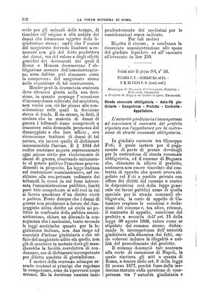 La Corte suprema di Roma raccolta periodica delle sentenze della Corte di cassazione di Roma