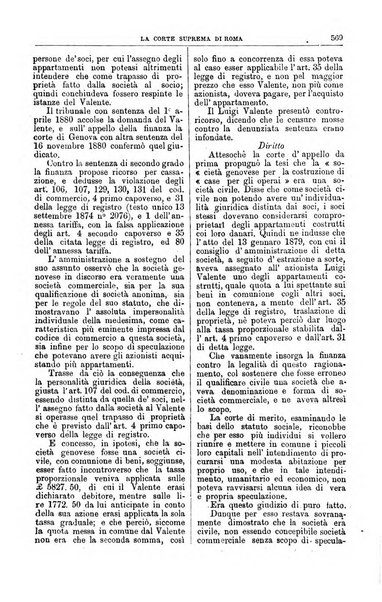 La Corte suprema di Roma raccolta periodica delle sentenze della Corte di cassazione di Roma