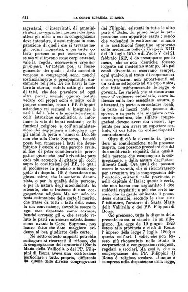 La Corte suprema di Roma raccolta periodica delle sentenze della Corte di cassazione di Roma