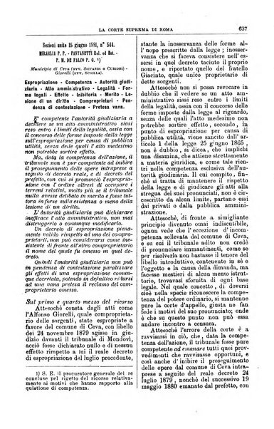 La Corte suprema di Roma raccolta periodica delle sentenze della Corte di cassazione di Roma