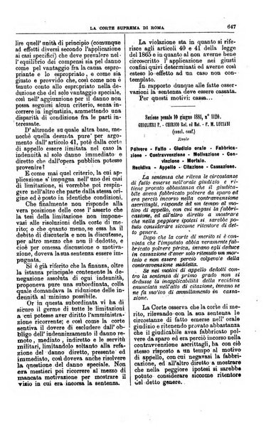 La Corte suprema di Roma raccolta periodica delle sentenze della Corte di cassazione di Roma