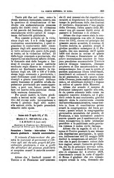 La Corte suprema di Roma raccolta periodica delle sentenze della Corte di cassazione di Roma