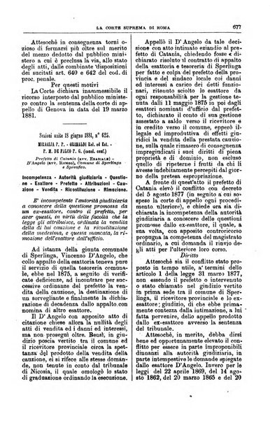 La Corte suprema di Roma raccolta periodica delle sentenze della Corte di cassazione di Roma