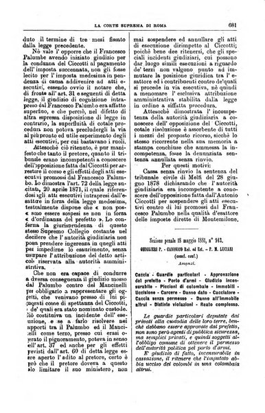 La Corte suprema di Roma raccolta periodica delle sentenze della Corte di cassazione di Roma