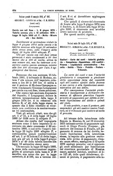 La Corte suprema di Roma raccolta periodica delle sentenze della Corte di cassazione di Roma