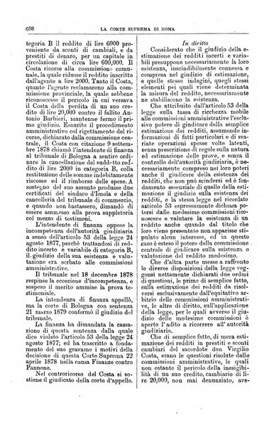 La Corte suprema di Roma raccolta periodica delle sentenze della Corte di cassazione di Roma