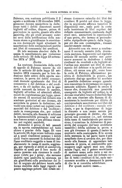 La Corte suprema di Roma raccolta periodica delle sentenze della Corte di cassazione di Roma