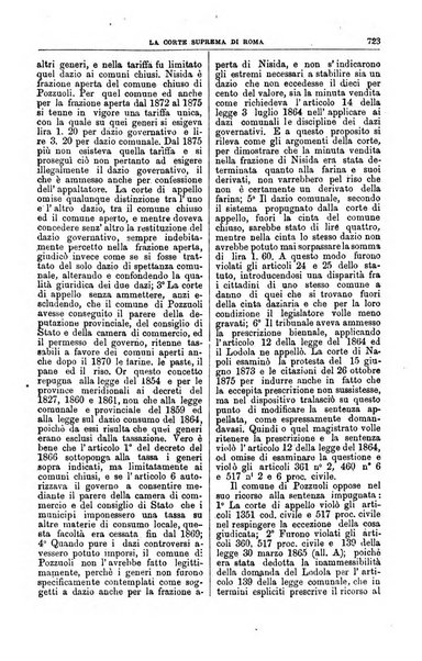 La Corte suprema di Roma raccolta periodica delle sentenze della Corte di cassazione di Roma