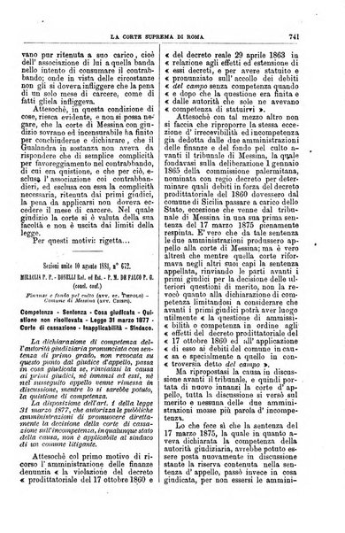 La Corte suprema di Roma raccolta periodica delle sentenze della Corte di cassazione di Roma