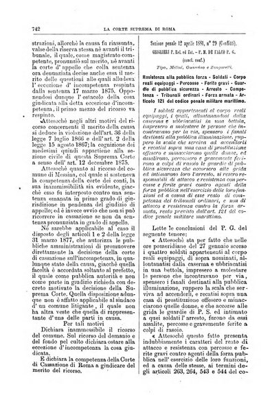 La Corte suprema di Roma raccolta periodica delle sentenze della Corte di cassazione di Roma