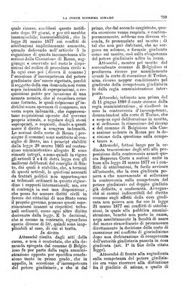 La Corte suprema di Roma raccolta periodica delle sentenze della Corte di cassazione di Roma