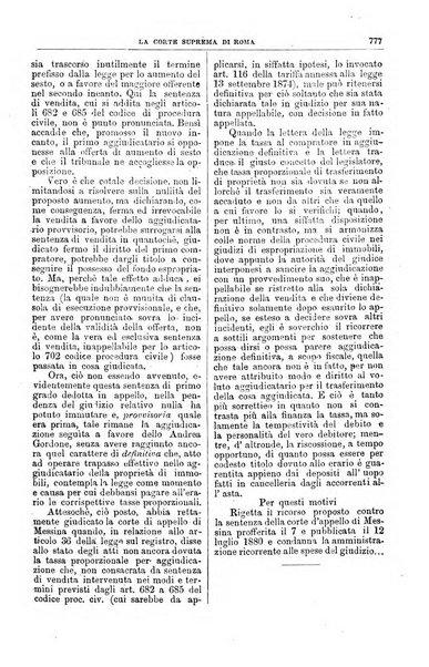 La Corte suprema di Roma raccolta periodica delle sentenze della Corte di cassazione di Roma