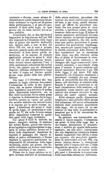 La Corte suprema di Roma raccolta periodica delle sentenze della Corte di cassazione di Roma