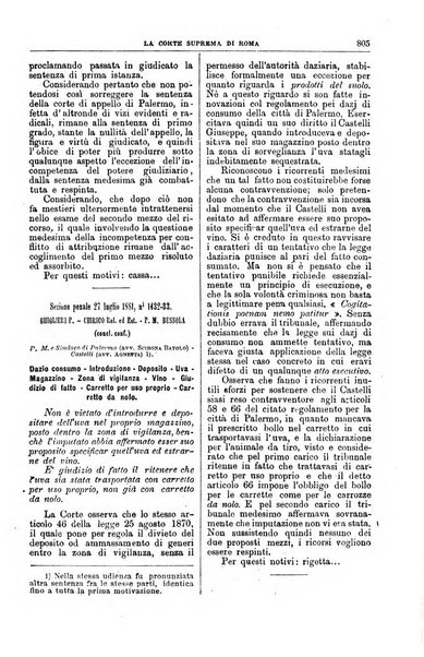 La Corte suprema di Roma raccolta periodica delle sentenze della Corte di cassazione di Roma