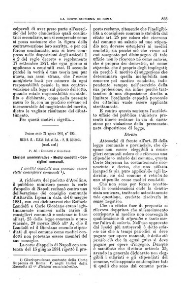 La Corte suprema di Roma raccolta periodica delle sentenze della Corte di cassazione di Roma