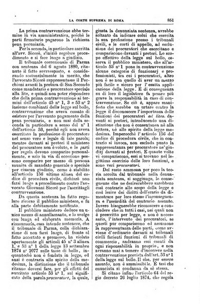 La Corte suprema di Roma raccolta periodica delle sentenze della Corte di cassazione di Roma