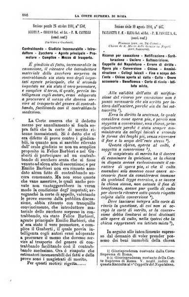 La Corte suprema di Roma raccolta periodica delle sentenze della Corte di cassazione di Roma